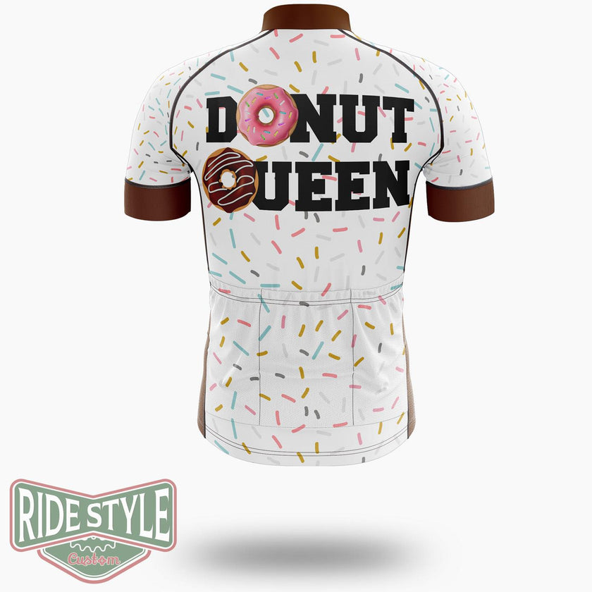 Donut Queen Cycling Jersey Kit, Bicycle Clothing Summer New - Short Sleeve Cycling Jersey-White