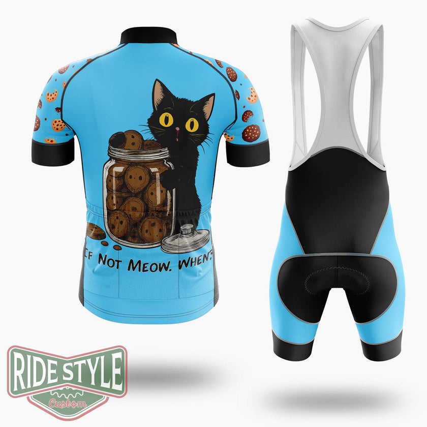 If Not Now, When Cycling Jersey Kit, Bicycle Clothing - Short Sleeve Cycling Jersey Kit-White