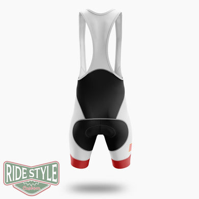 I'm A Veteran, Proud Female Veteran Shirt DD-214 Veteran Woman Cycling Jersey - Bib Shorts-White