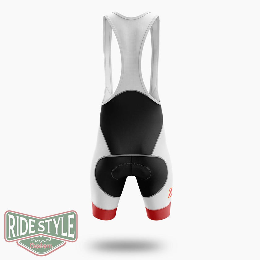 I'm A Veteran, Proud Female Veteran Shirt DD-214 Veteran Woman Cycling Jersey - Bib Shorts-White