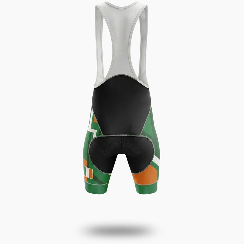 Ireland Cycling Jersey Short Sleeve Full Kit - Bib Shorts-White