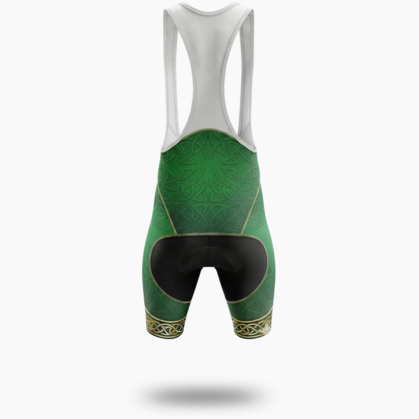 Ireland Flag, Ireland Luxury Cycling Jersey Full Kit - Bib Shorts-White