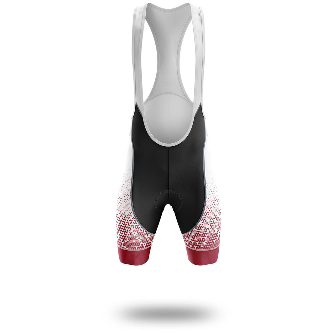 Maryland Cycling Jersey Unique and Bib Short, Maryland Map Cycling Jersey - Bib Shorts-White