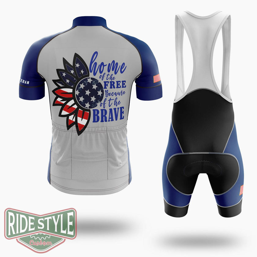 Memorial Day Essential Patriot Cycling Jersey Kit - Short Sleeve Cycling Jersey Kit-White
