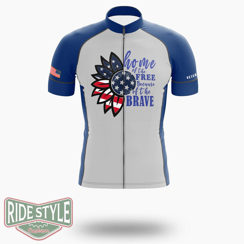 Memorial Day Essential Patriot Cycling Jersey Kit - Short Sleeve Cycling Jersey-White