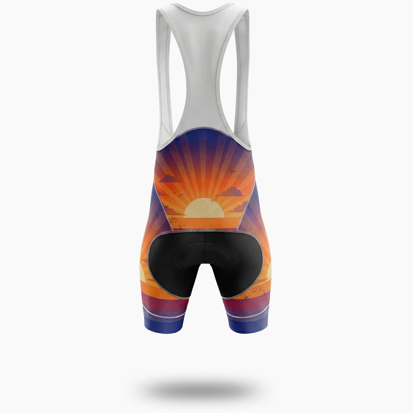 Never Underestimate An Old Guy On A Bicycle Men's Bike Cycling Jersey - Bib Shorts-White