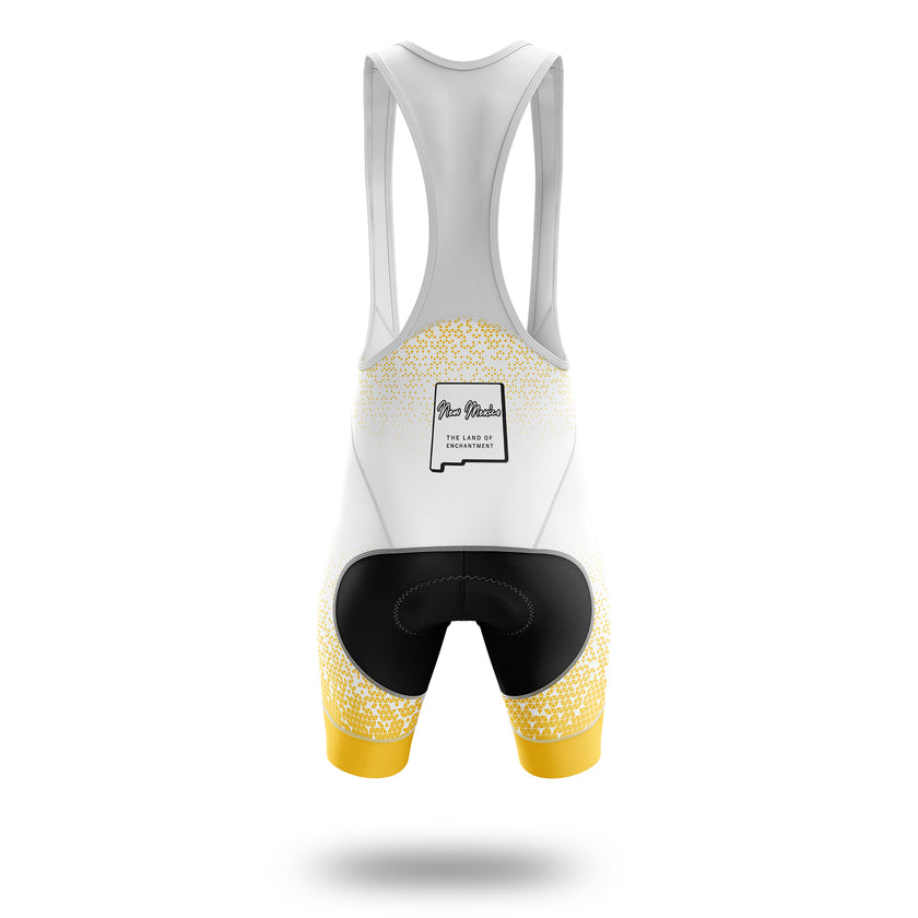 New Mexico The Land of Enchantment Cycling Jersey, New Mexico Map Cycling Jersey - Bib Shorts-White