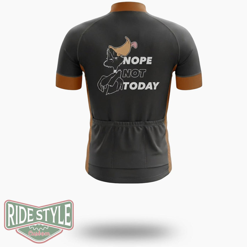 Nope Not Today Cycling Jersey Kit - Short Sleeve Cycling Jersey-White