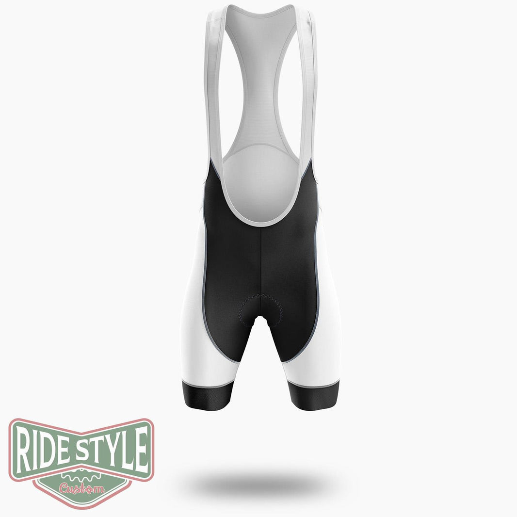 Six Seven Christmas Funny Tees Holiday Cycling Jersey Kit - Bib Shorts-White