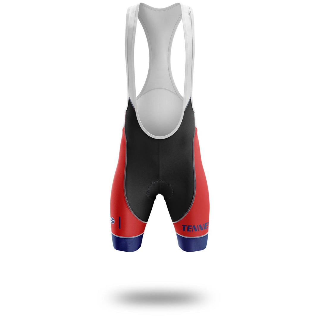 Tennessee Flag Cycling Kit, Cycling Custom Your Name Jersey and Bib Short - Bib Shorts-White