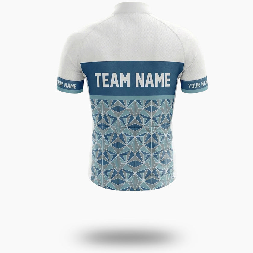 The Cycling Jersey For Your Team, Custom Team Name, Personalized Name, Team Logo Jersey - Short Sleeve Cycling Jersey-White