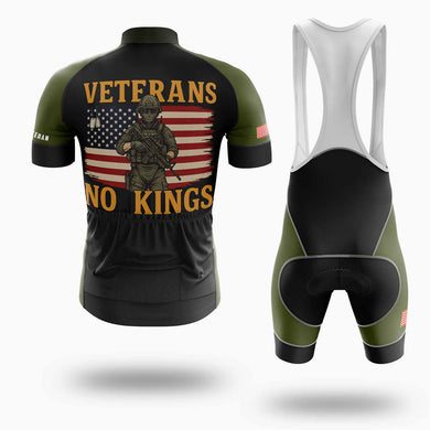 Veterans No Kings Short Sleeve Cycling Jersey, Veterans Jersey - Short Sleeve Cycling Jersey Kit-White