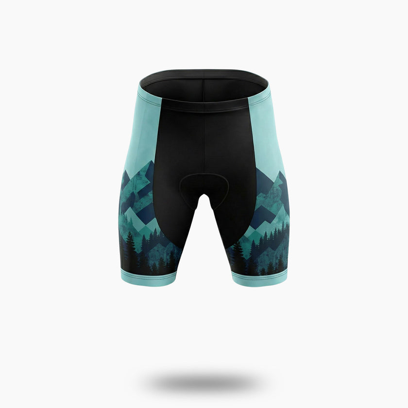 Women Cycling Jersey, Custom Team Name and Your Name Mountain Cycling Jersey - Women Shorts-White