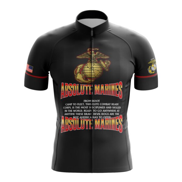 Absolute Marines From Boot Camp To Fleet Cycling Jersey, USMC Cycling Kit Or Bibs Shorts