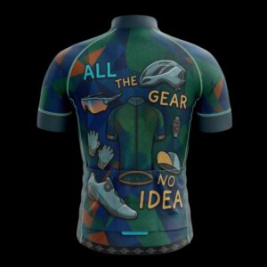 All The Gear No Idea Cycling Jersey, Cycling Bicycle Shirt 3