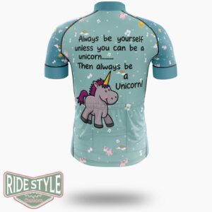 Always Be Yourself Funny Christmas Cycling Jersey Kit, Bicycle Clothing - Short Sleeve Cycling Jersey-White