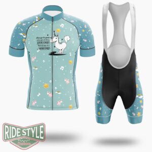 Always Be Yourself Unless You Can Be A Unicorn Then Always Be A Unicorn Cycling Jersey Kit, Bicycle Clothing - Short Sleeve Cycling Jersey Kit-White