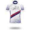 American Samoa Cycling Jersey, American Samoa State Map Cycling Jersey - Short Sleeve Cycling Jersey-White