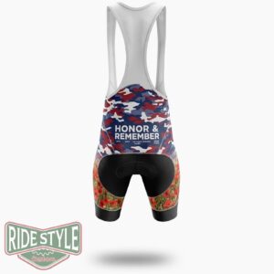 Army Memorial Day Cycling Jersey Kit - Bib Shorts-White