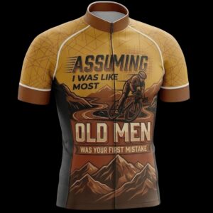 Assuming I Was Like Most Old Men Cycling Jersey, Cycling Bicycle Shirt 2