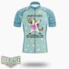 Aunticorn The Best Auntie Unicorn Cycling Jersey Kit, Bicycle Clothing - Short Sleeve Cycling Jersey-White