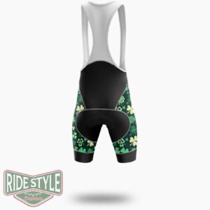 Awdenio St. Patrick's Day Cycling Jersey Outfit - Bib Shorts-White