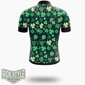 Awdenio St. Patrick's Day Cycling Jersey Outfit - Short Sleeve Cycling Jersey-White