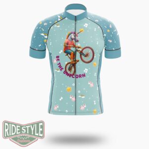 Be The Unicorn Cycling Jersey Kit, Bicycle Clothing - Short Sleeve Cycling Jersey-White