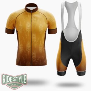 Beer Cycling Jersey Outfit - Short Sleeve Cycling Jersey Kit-White