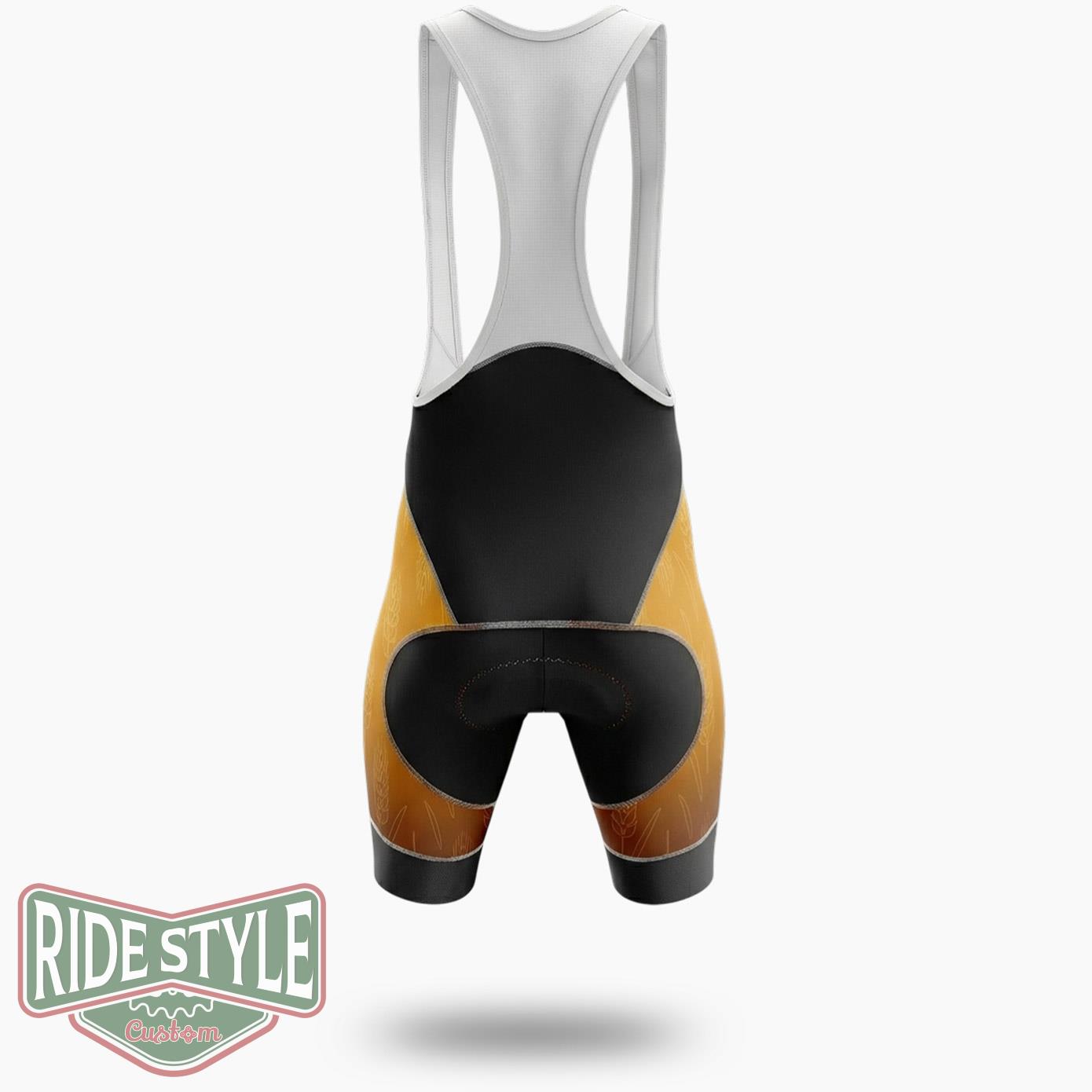 Beer Cycling Jersey Outfit - Bib Shorts-White