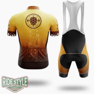 Beer Cycling Jersey Outfit - Short Sleeve Cycling Jersey Kit-White