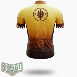 Beer Festival Cycling Jersey Outfit - Short Sleeve Cycling Jersey-White