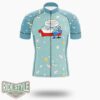Believe In Yourself Funny Unicorn Cycling Jersey Kit, Bicycle Clothing - Short Sleeve Cycling Jersey-White