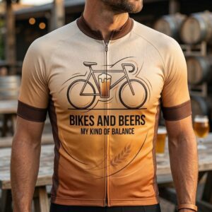 Bikes And Beers My King Of Balance Cycling Jersey, Cycling Bicycle Shirt 3
