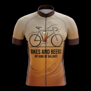Bikes And Beers My King Of Balance Cycling Jersey, Cycling Bicycle Shirt - Men's Short Sleeve Jersey - S