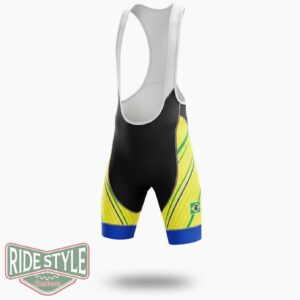 Brazil Cycling Jersey Outfit - Bib Shorts-White