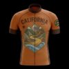 California Team Cycling Jersey, Cycling Bicycle Shirt, Bib Short - Men's Short Sleeve Jersey - S