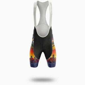 Colorado State Men's Cycling Jersey, Colorado Mountain Bike Jersey - Bib Shorts-White