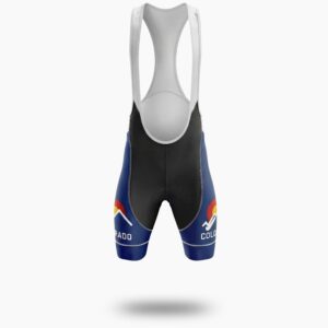 Colorado Sunrise Men's Bike Jersey, The Colorado Cycling Jersey & Bib Short - Bib Shorts-White