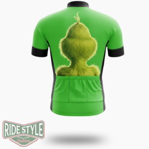 Come Here  Funny Grinch, Grinch Stole Christmas Cycling Jersey Kit - Short Sleeve Cycling Jersey-White
