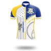 Custom Connecticut State Flag Cycling Kit, Cycling Personalized Name Jersey - Short Sleeve Cycling Jersey-White