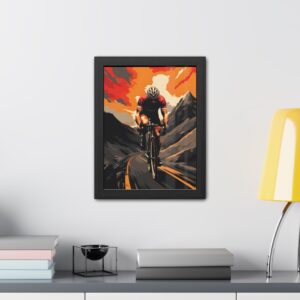Cycling Poster - Road Bike Beauty and Gift For Cyclist Framed Poster