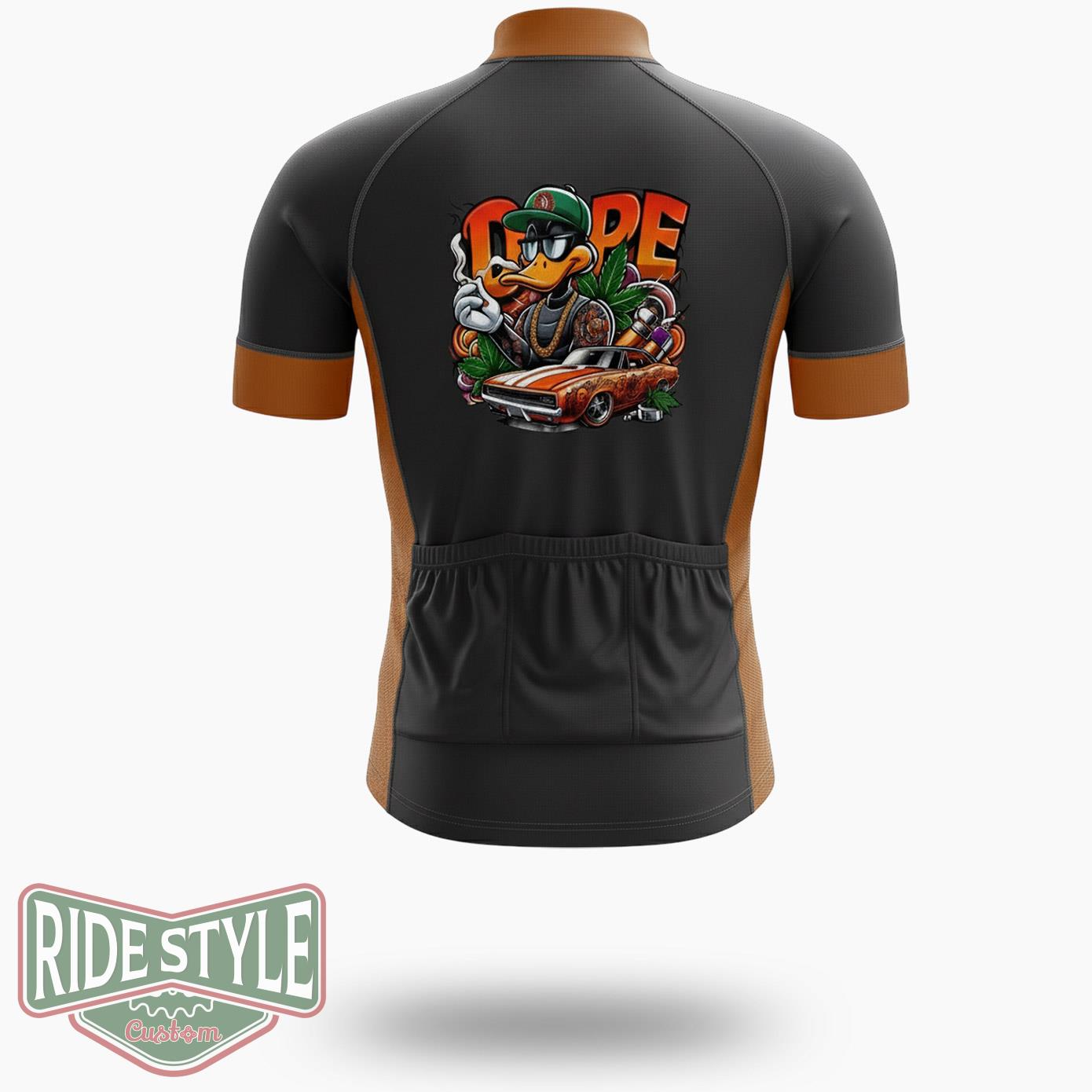 Daffy Duck Dope Cycling Jersey Kit - Short Sleeve Cycling Jersey-White