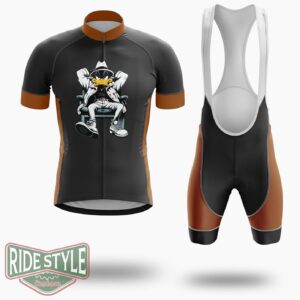 Daffy Duck Gangster Cycling Jersey Kit - Short Sleeve Cycling Jersey Kit-White