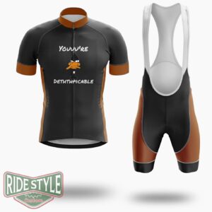 Daffy Duck You're Despicable Cycling Jersey Kit - Short Sleeve Cycling Jersey Kit-White