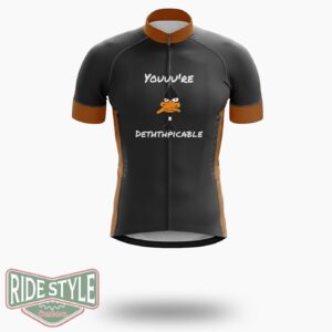 Daffy Duck  You're Despicable Cycling Jersey Kit - Short Sleeve Cycling Jersey-White