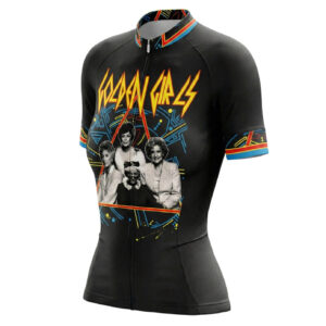 Def Leppard The Golden Girls Women's Cycling Jersey - Short Sleeve Cycling Jersey-Black