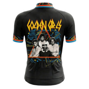 Def Leppard The Golden Girls Women's Cycling Jersey - Short Sleeve Cycling Jersey-Black