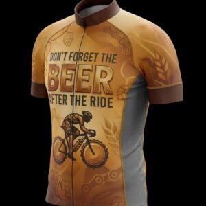 Don't Forget The Beer After The Ride Cycling Jersey, Cycling Bicycle Shirt, Cycling Bib Short 2