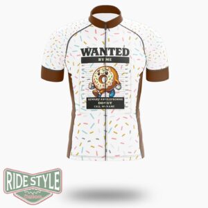 Donut Lover Cycling Jersey Kit, Bicycle Clothing Summer New - Short Sleeve Cycling Jersey-White